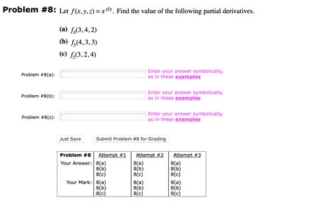 Solved Problem Let F X Y Z Xzly Find The Value Of Chegg Com