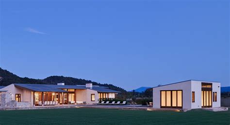 Field Architecture Yountville House Napa Valley Ca Modern