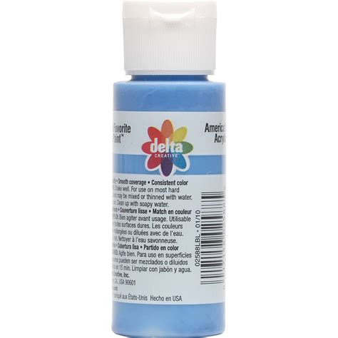 Shop Plaid Delta Ceramcoat Acrylic Paint Blue Bayou 2 Oz