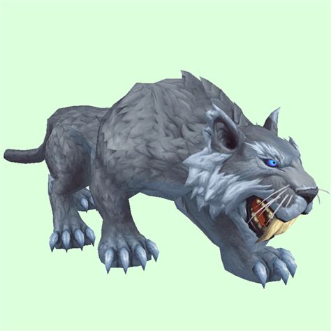 Silver Grey Nightsaber Pet Look Petopia Hunter Pets In The World