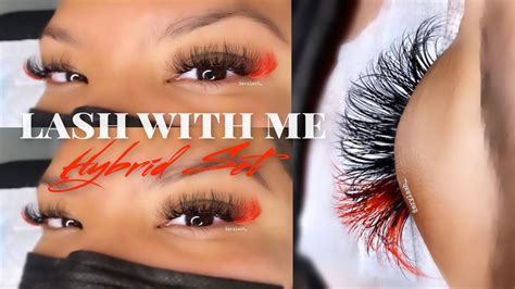 upgrade your lash game hybrid cat eyelash extensions for a bold and natural look