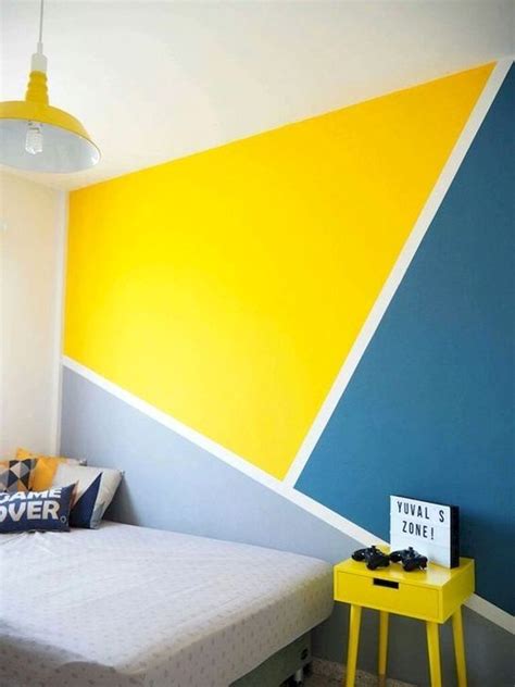 20 Artistic Geometric Wall Art For Home Interior Bedroom Wall Paint