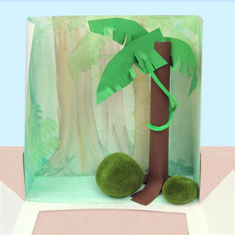 Layers Of The Rainforest Diorama Cleverpatch Cleverpatch Art