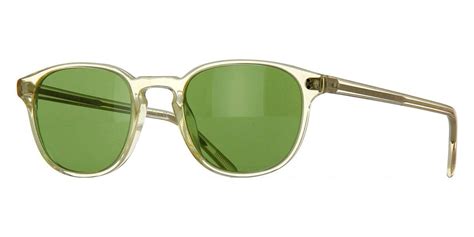 Oliver Peoples Fairmont Sun Ov5219s 1094 52 Translucent Yellow Green Oliver Peoples Green
