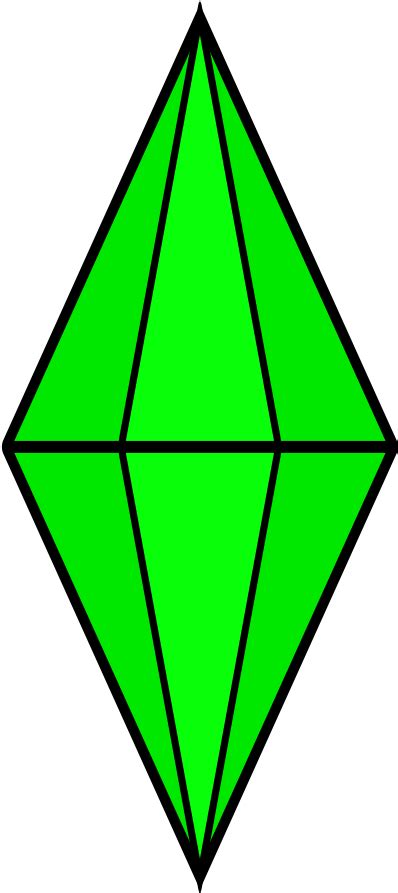 Download File Sims Plumbob Svg The Sims Png Image With No