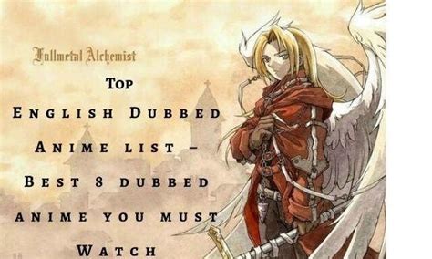 Top English Dubbed Anime List Best 8 Dubbed Anime You Must Watch