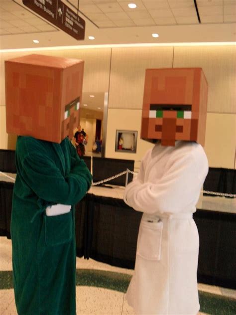 Minecraft Villager Costume Minecraft Costumes Minecraft Memes How To Play Minecraft Minecraft