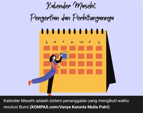 Kalender Masehi Pengertian Dan Perhitungannya Bus Sinabung Jaya