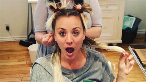 Kaley Cuoco Gets Hair Extensions And Shows Off Her New Long Locks