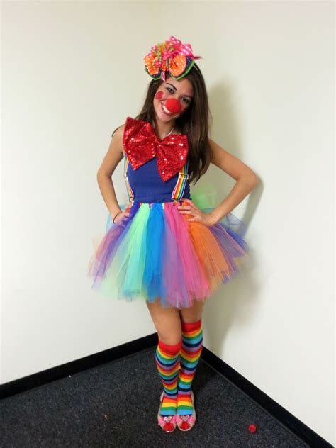 Homemade Clown Costume The Fascinator And Tutu Were Both Made By My