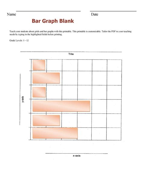 41 Blank Bar Graph Templates Bar Graph Worksheets With Blank