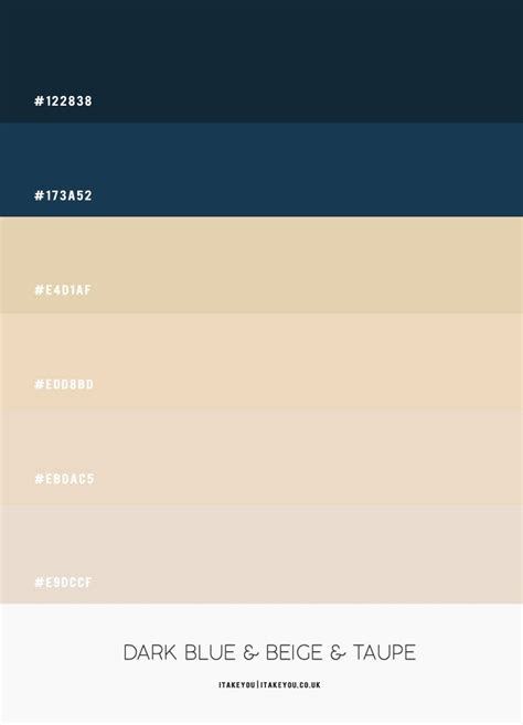 Dark Blue And Neutral Colour Combo Colourpalette 51 In 2022 Beige
