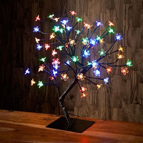 45cm Led Cherry Blossom Bonsai Tree Fairy Xmas Christmas Decoration