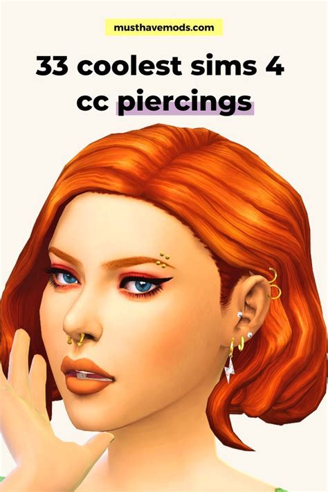 33 Best Sims 4 Cc Piercings Sims 4 Piercings In 2024 Sims 4