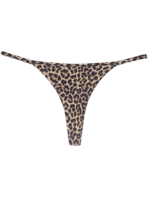 Yasmine Leopard Print Thong Bikini Matinèe