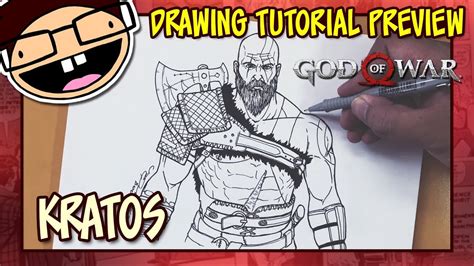 Preview How To Draw Kratos God Of War Drawing Tutorial Time Lapse