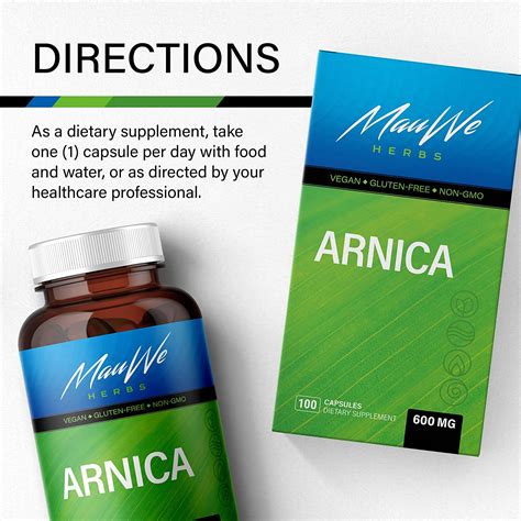 Buy Arnica Capsules Arnica Pills For Bruising And Swelling Arnica