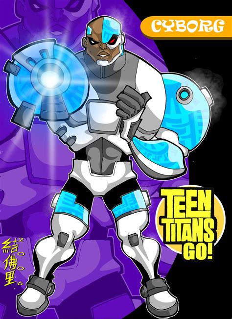 Cyborg Teen Titans Go Teen Titans Cyborg Teen Titans Fanart Marvel