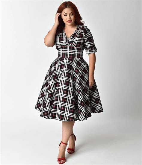 1950s Plus Size Dresses Clothing Plus Size Swing Dresses