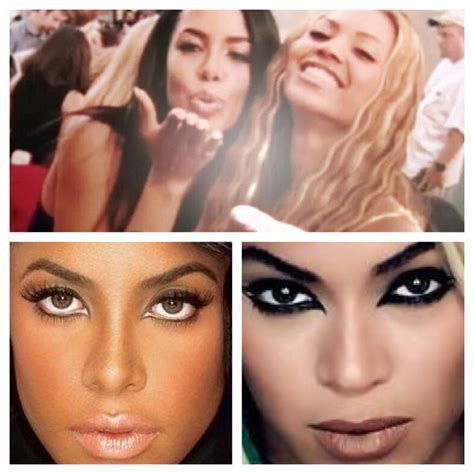 Aaliyah 1979 2001 In 20001 Vs Beyonce 2016 Arabic Eyes Make Up