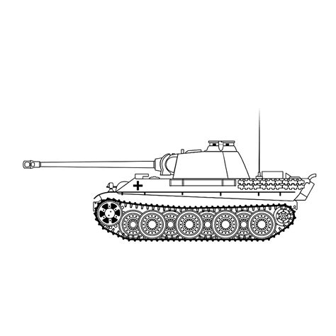 Legertanks uit de Tweede Wereldoorlog Kleurplatenpagina.nl