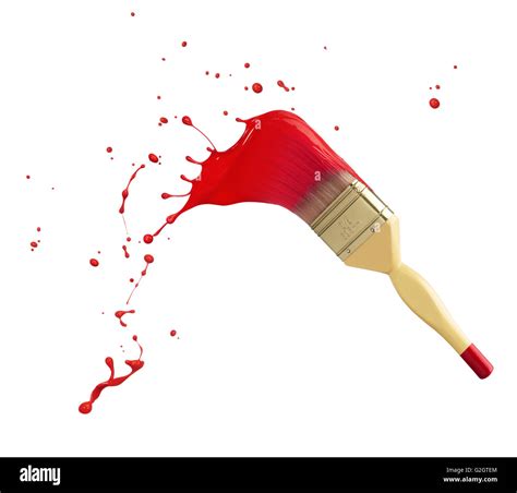 Paint Splash Brush Hi Res Stock Photography And Images Alamy