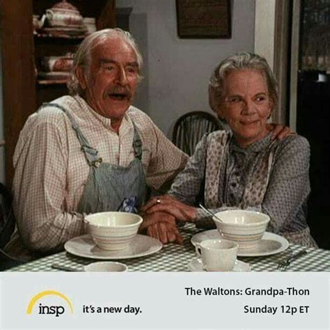 Grandma And Grandpa Walton With Images The Waltons Tv Show Walton