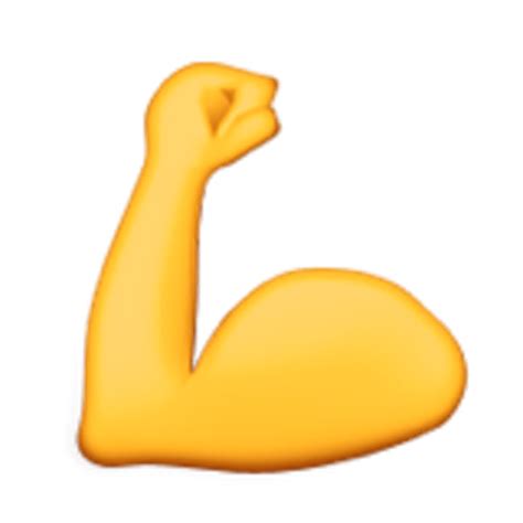 Muscle Emoji Vector At Getdrawings Free Download