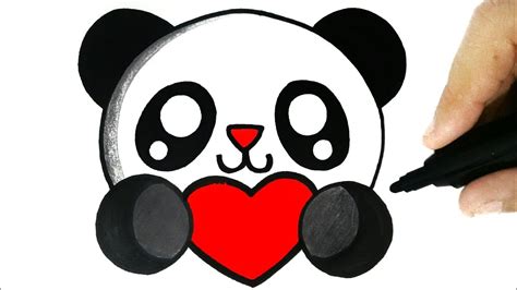 how to draw a cute panda como dibujar un panda kawaii youtube in my xxx hot girl