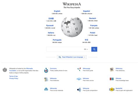 20 Years of Wikipedia Website Design History - 17 Images - Version Museum
