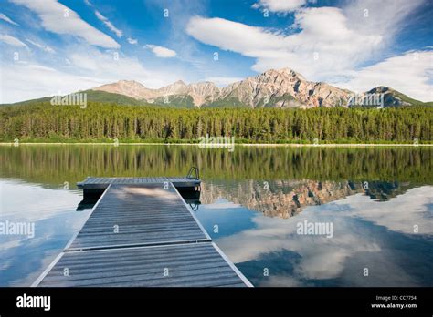Patricia Lake Jasper National Park Canada Stock Photo Alamy