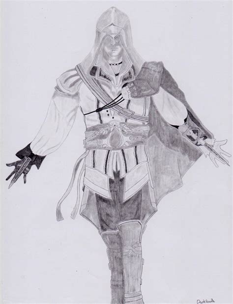 Drawing Ezio Auditore Assassin S Creed Ii By Darkanoth On Deviantart