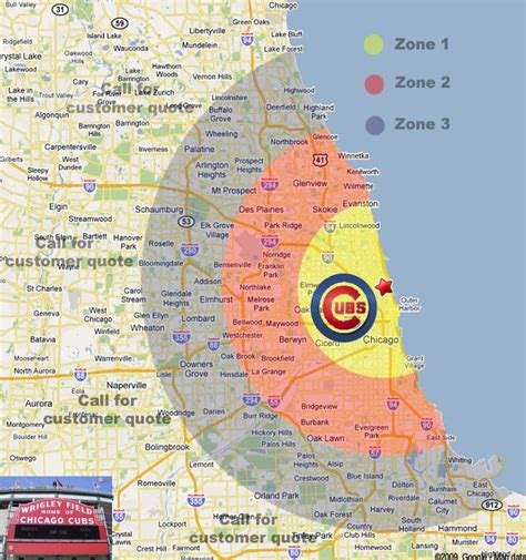 Wrigley Field Chicago Map World Map Gray