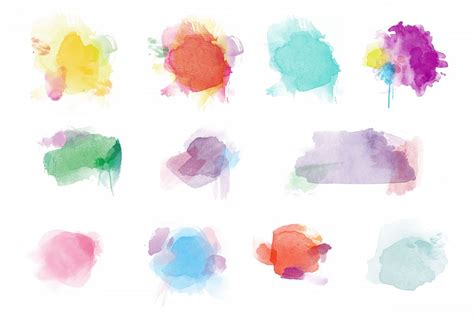 Watercolor Vector Hand Painted Watercolor Template Vector Background
