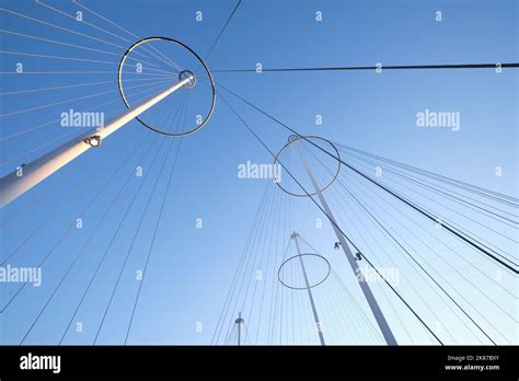 Copenhagen, Denmark - Sept 2022: View of the landmark Circle Bridge