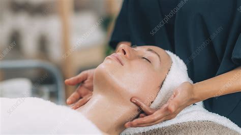Face Lifting Massage Stock Image F0310652 Science Photo Library