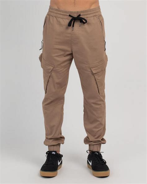 Lucid Ranking Jogger Pants In Tan Fast Shipping And Easy Returns City