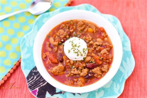 Slow Cooker Heart Healthy Turkey Chili An Alli Event