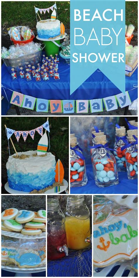 Maybe you would like to learn more about one of these? Nautical, beach/surf / Baby Shower "Ashley's Baby on (Surf ...