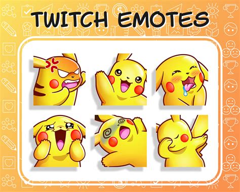Pokemon Emotes Twitch Emotes Twitch Affiliate Streaming Emotes The