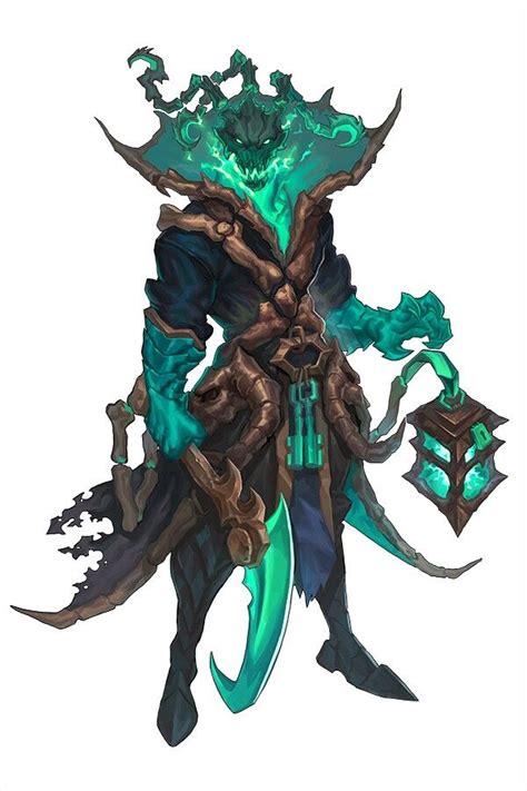 League Of Legends Thresh Creature Concept Art Fantasy Character