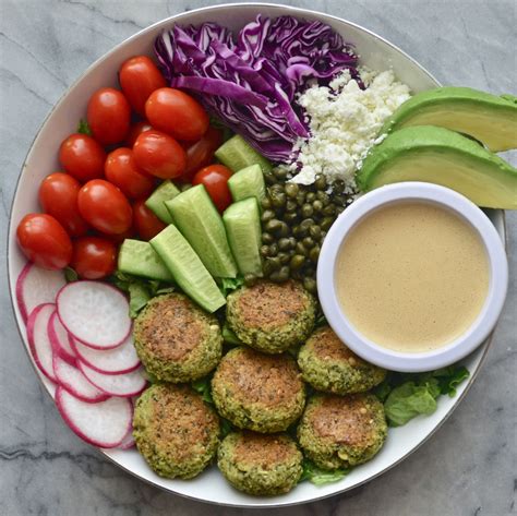 Baked Falafel Salad By Myvegetarianroots Quick Easy Recipe The