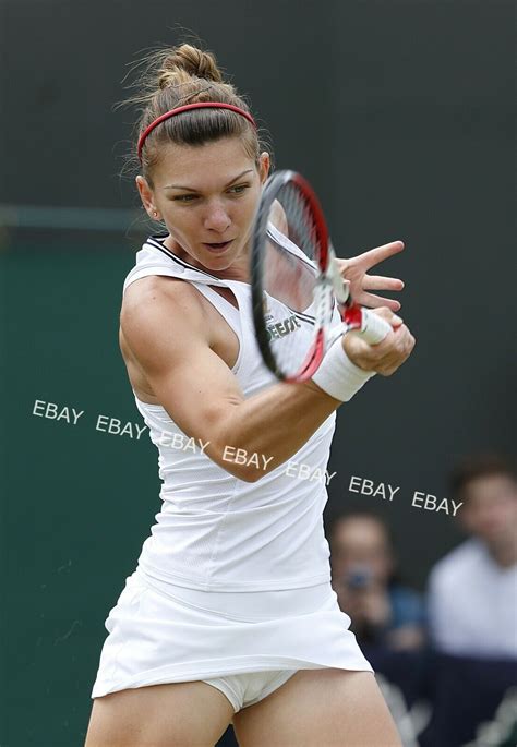 Simona Halep Sexy Busty Tennis Player X Glossy Photo Court Shot Ebay