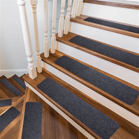 Clear Stair Treads Carpet Protectors Set Of 2 Staircase Step Vinyl Non
