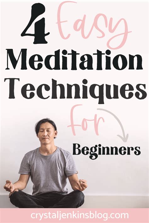 4 Easy Meditation Techniques For Beginners In 2020 Meditation