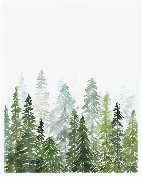 Watercolor Woods Png Transparent Watercolor Woods Watercolor Forest