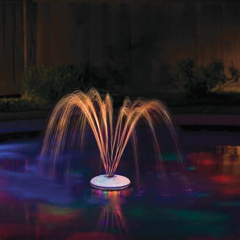 Game Aquajet Floating Pool Light Show And Fountain 3588