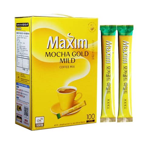 Maxim Gold Mocha Coffee Mix 100 Sticks — Premium Co Groceries