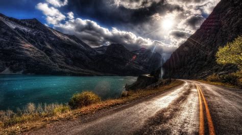 Fondo De Pantalla Paisajes Carretera Con Vistas Increibles En Hdr