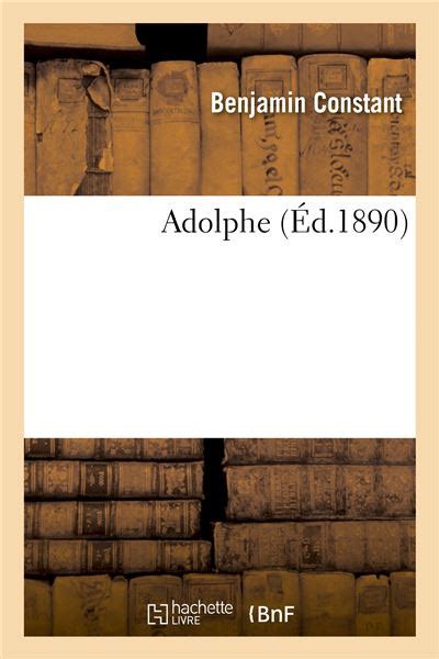 Adolphe Broché Benjamin Constant Achat Livre Fnac